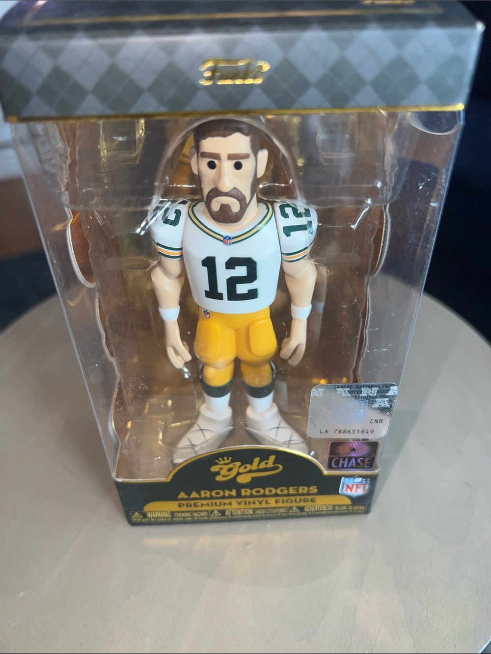 Aaron Rodgers Funko Gold – CHASE Edition – NFL Premium Vinyl – BNIB